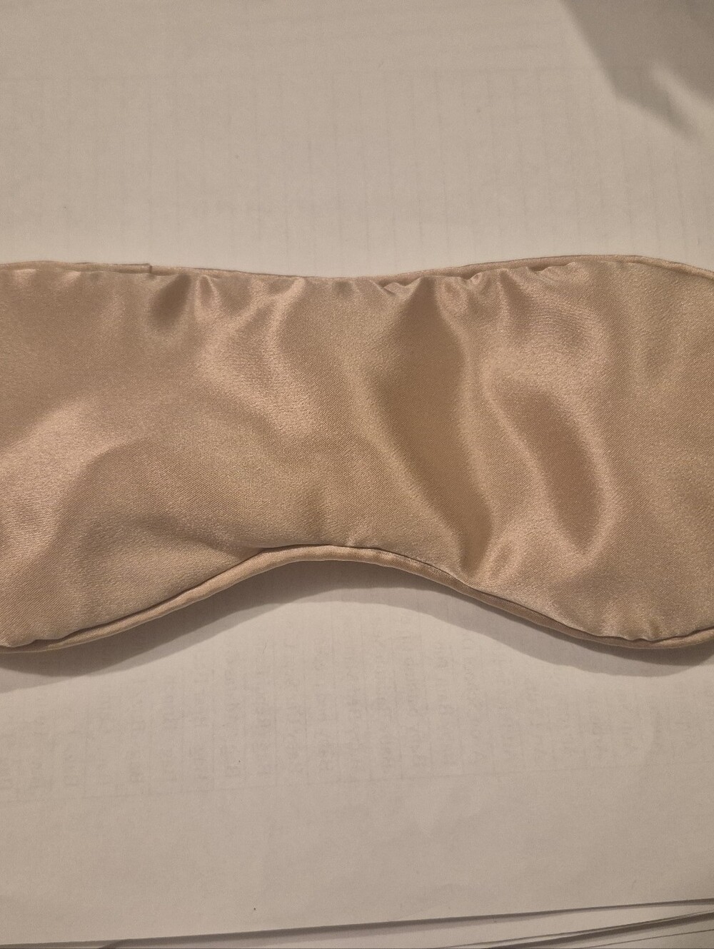 Silk-Like Champagne Eye Mask - Women Accessories